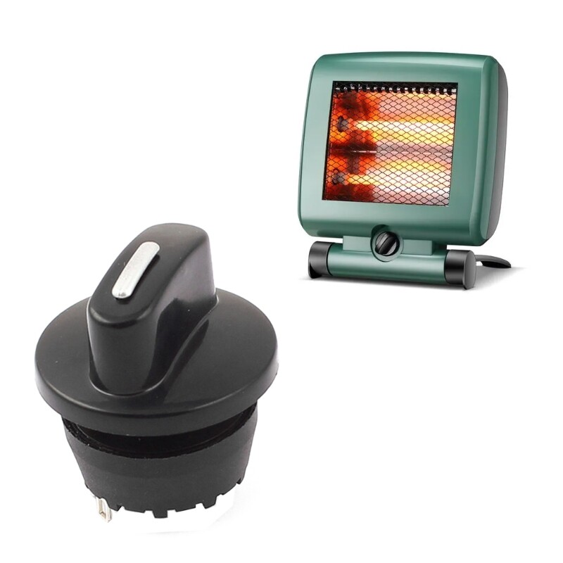 Fan selectors rotating switches with Black Control Knobs 4-Position 3-Speed