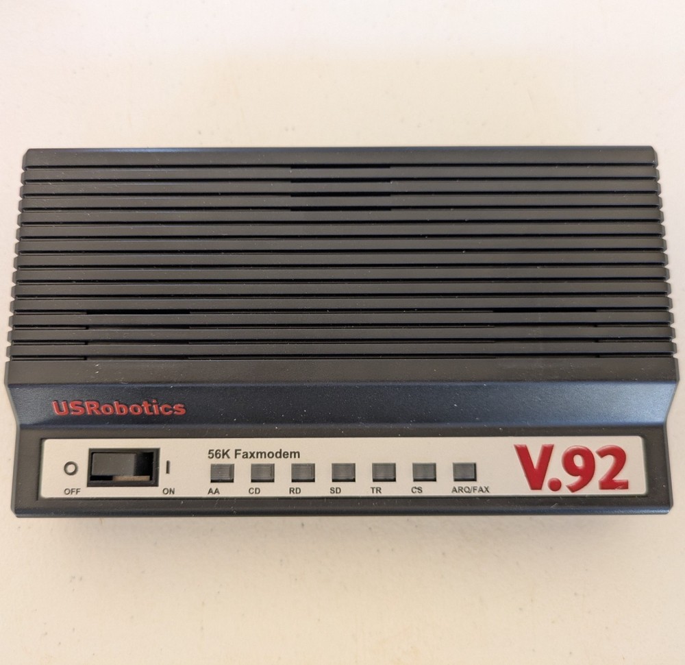 USRobotics USR5686G 56K External Serial Controller Fax Modem V.92 POS RS-232
