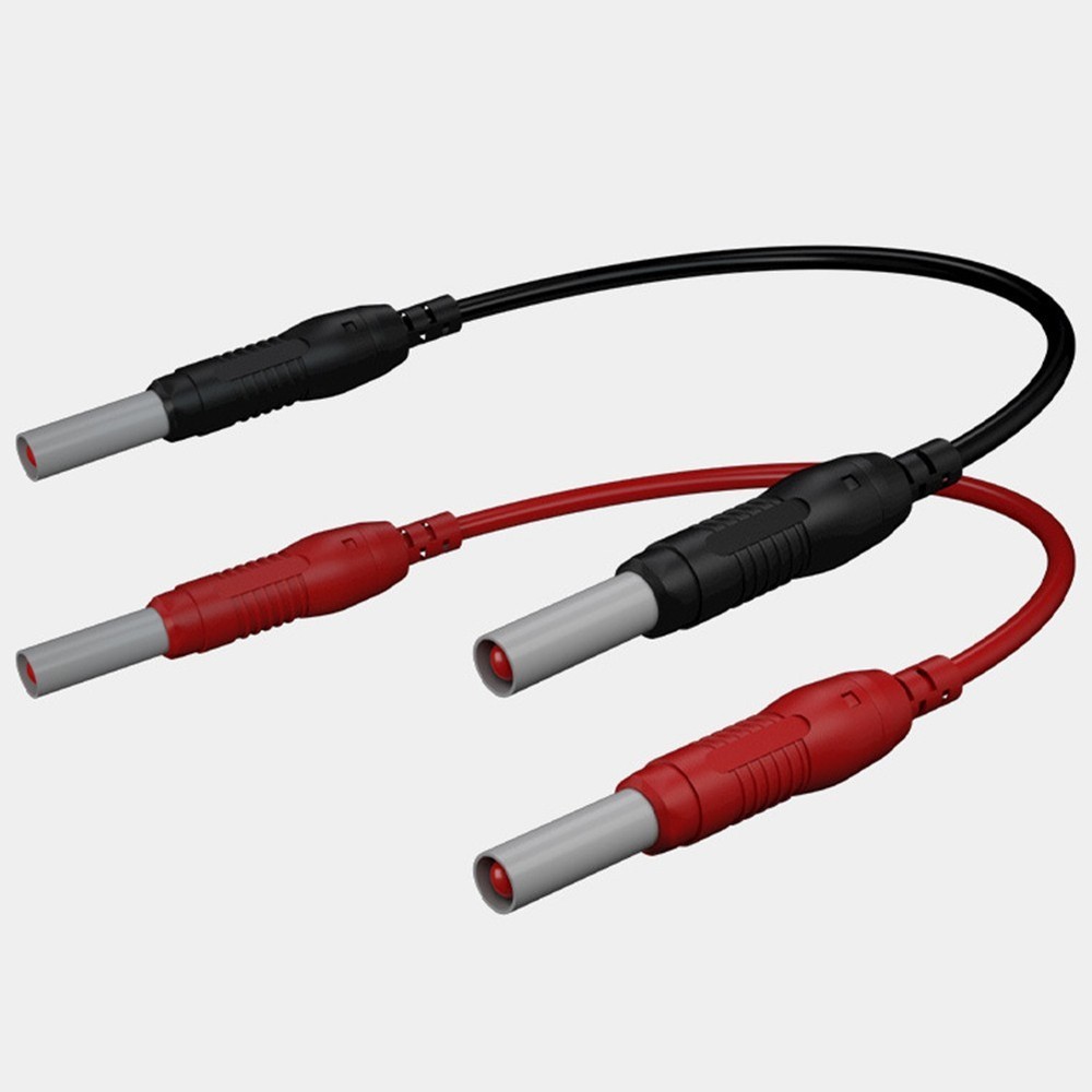 Flexible PVC 2PC Banana Leads for MultiMeter Testing Cable 100cm Length