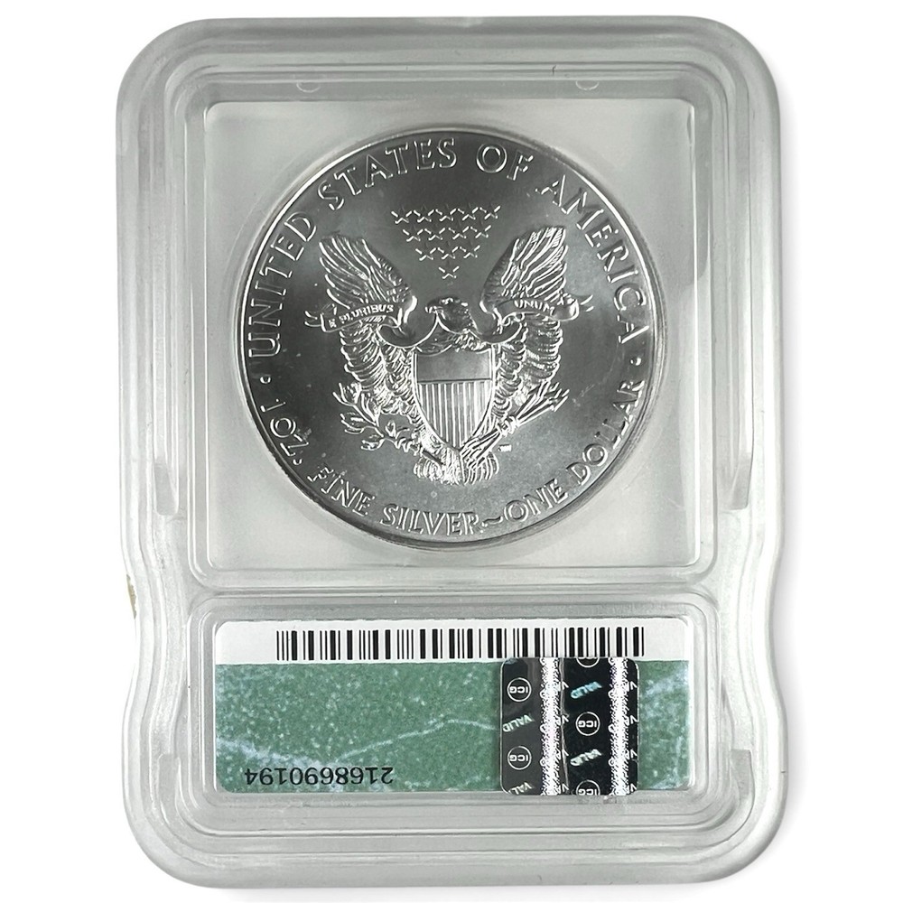 2011 American Silver Eagle MS70 ICG NA90