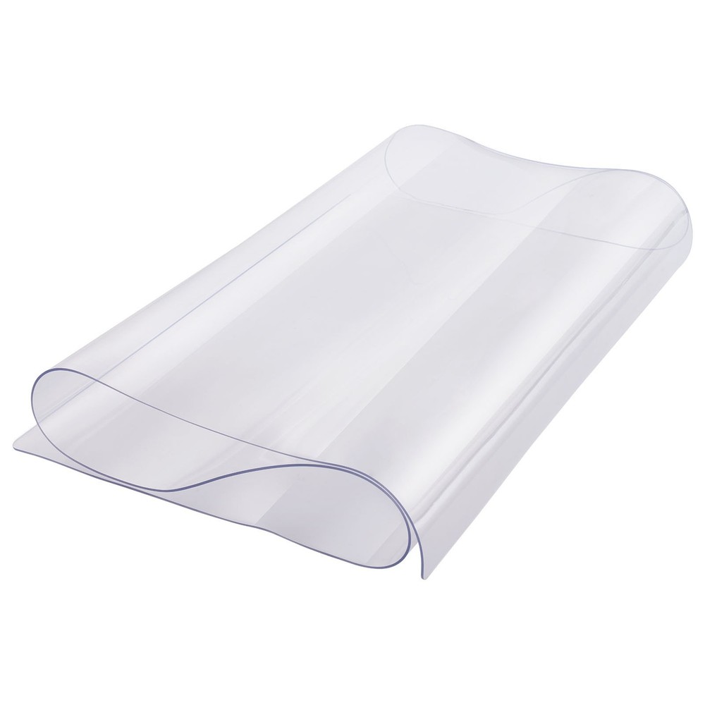 Plastic Table Cover 16 x 32 Inch 1.5 mm Thick Clear Table Protector Rectan