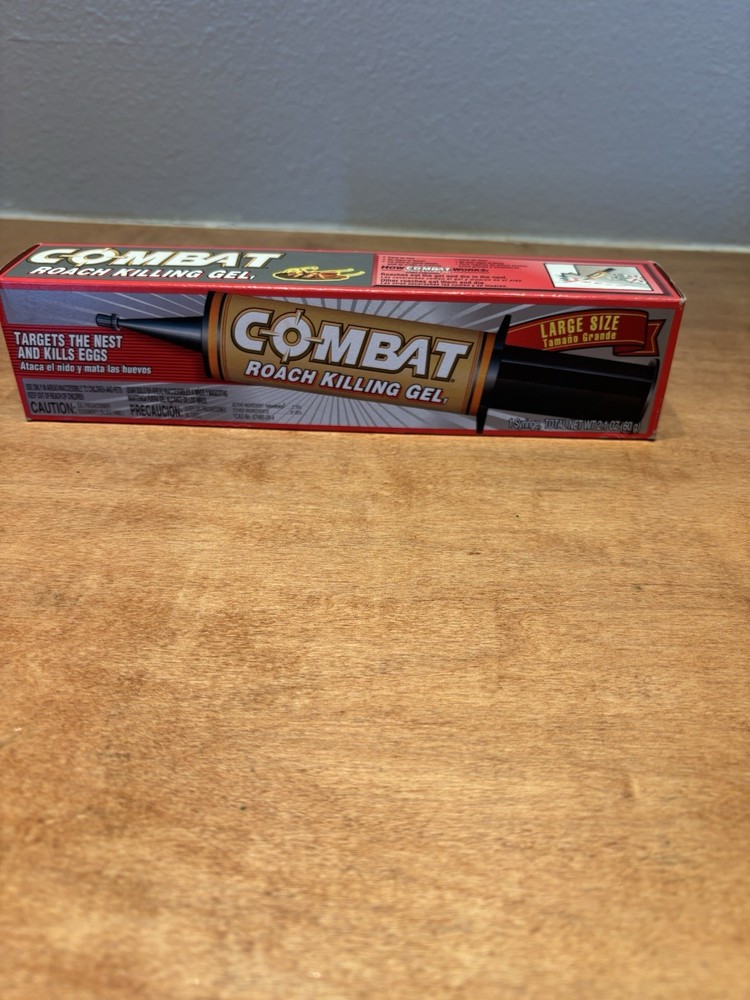 Combat 60 g Source Kill Max Roach Kill Gel-2.1 oz (1 Syringe),NEW!
