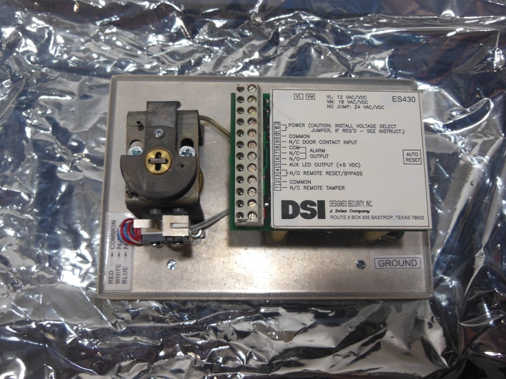 DSI ES430-K3 Exit Alarm - No Keys - New