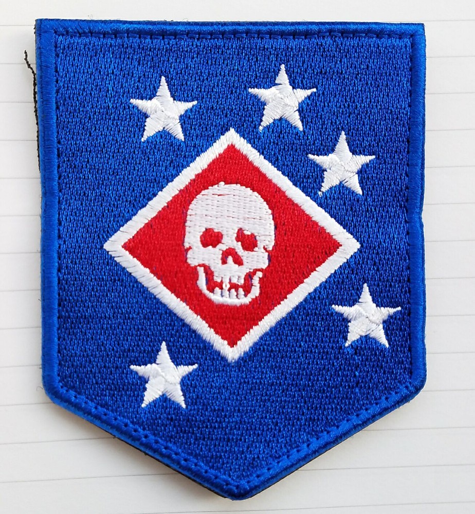 Marine Raiders Infrared Special Operations-MARSOC,SOF Navy Hook Loop Patch Blue