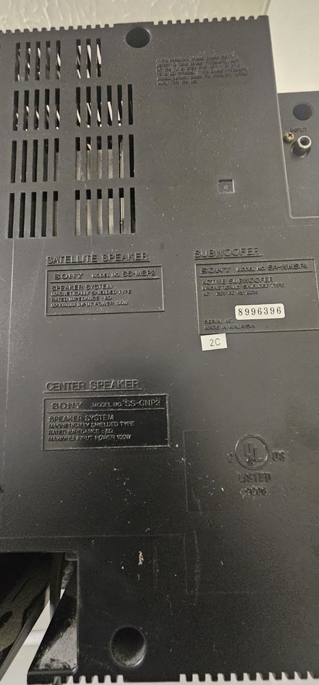 Sony Subwoofer SS-MSP2