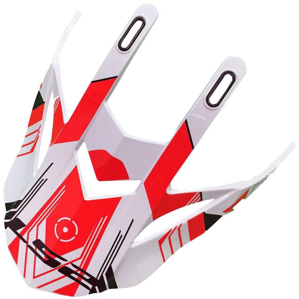 LS2 Pioneer Helmet Replacement Visor Peak Trigger Red