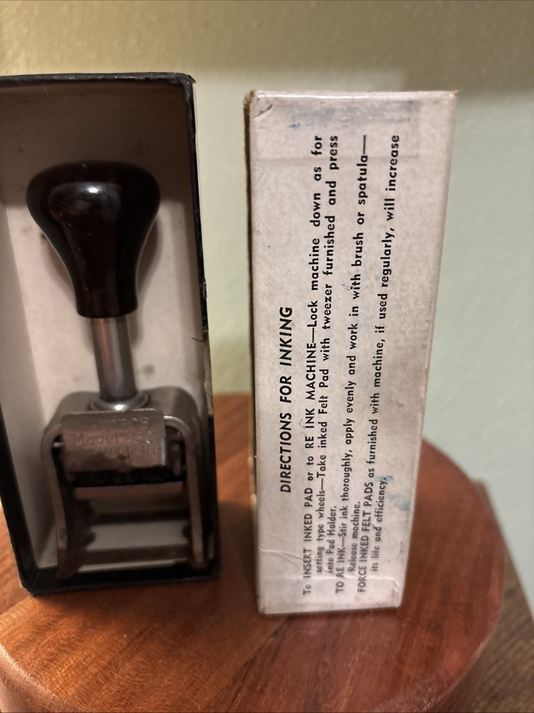 Vintage Roberts "The FORCE Darting Machine Mod. 450 Numbering Machine