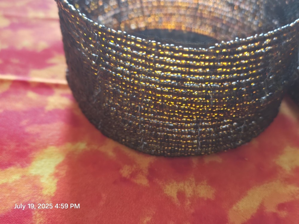 Beaded Handmade Basket