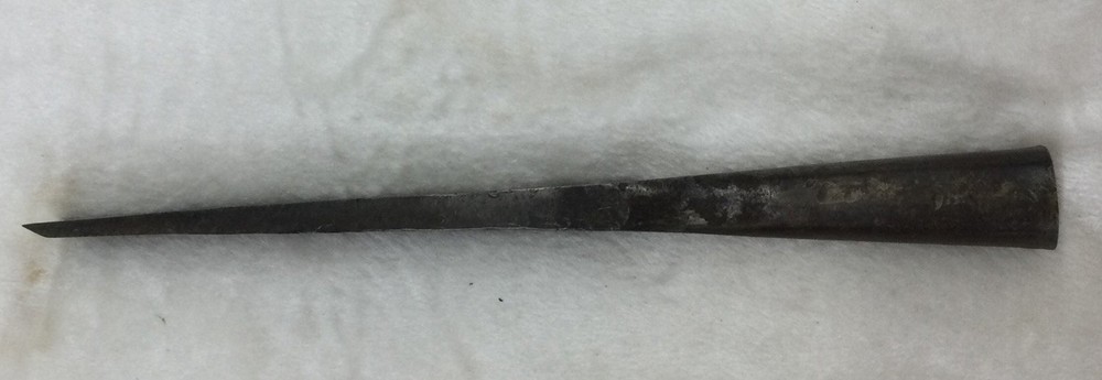 Vintage Underhill Edge Tool 1” Timber Framing Chisel, Wood Handle Missing