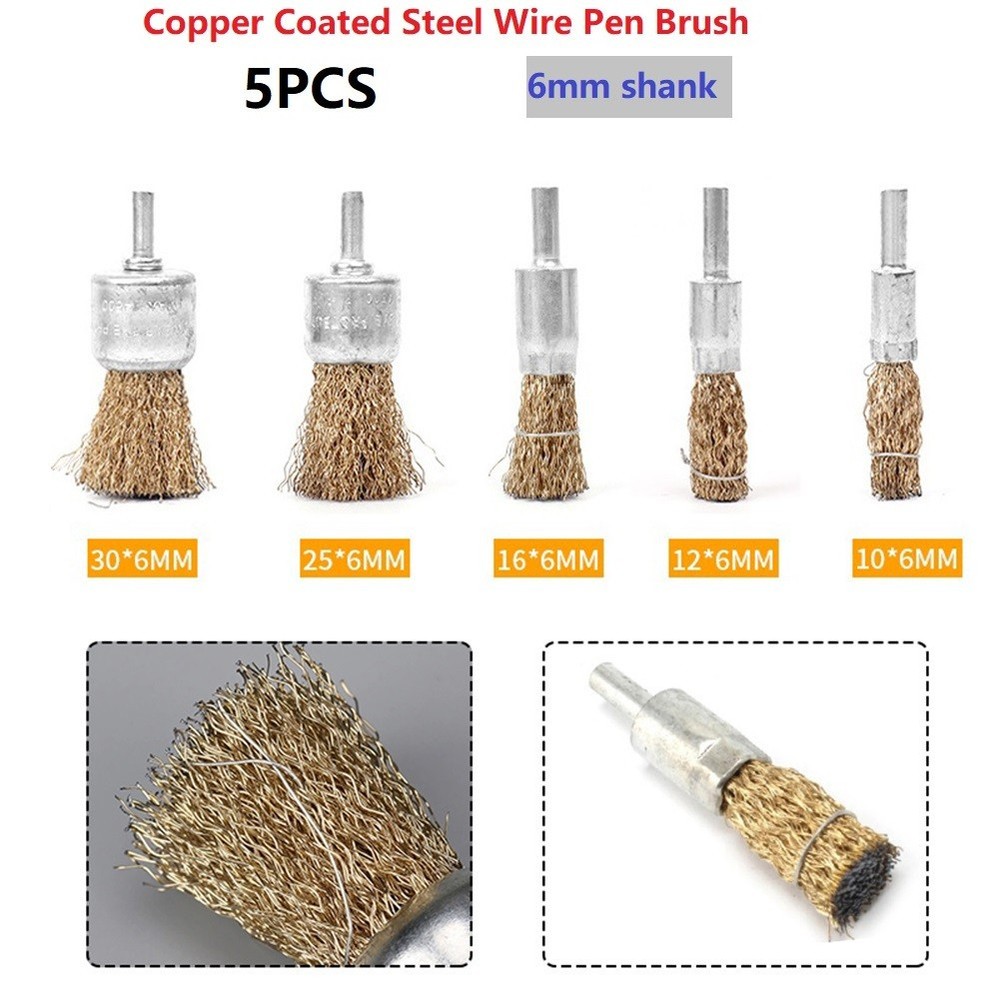 Wire Brushes Accessory Copper Plating For Drill Grinder Hand Tools Replacement