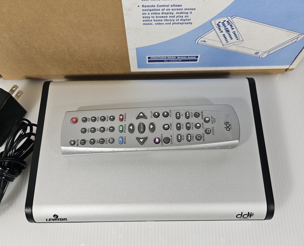 Leviton Structured Media Digital Player with Remote Control