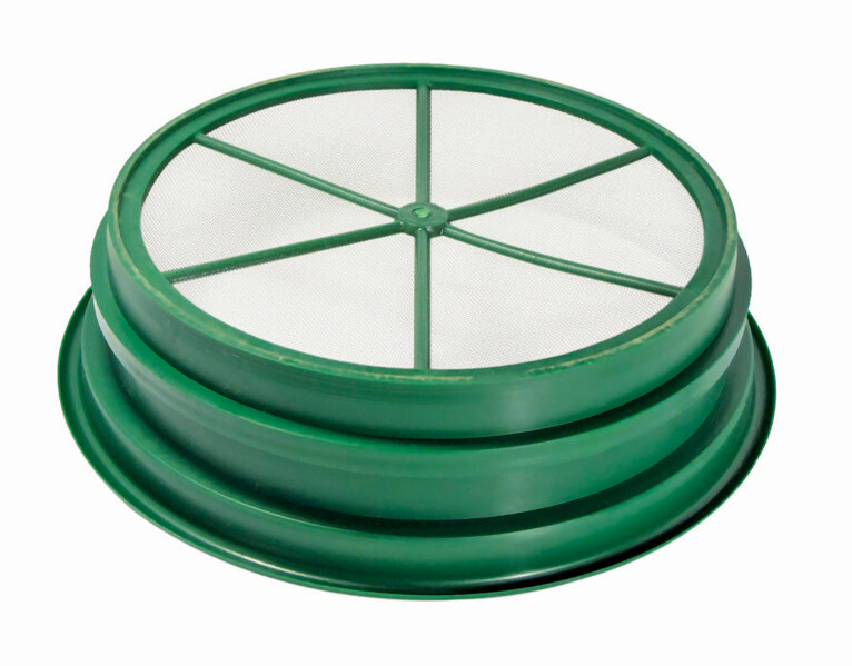 CLASSIFIER SIFTING PAN | 1/20" | STAINLESS STEEL SCREEN EARTH SIFTER STACKABLE