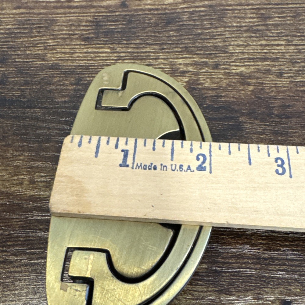 Drexel Passage Drawer Pull Handle Campaign Brass KBC N-16827 Replacement MCM
