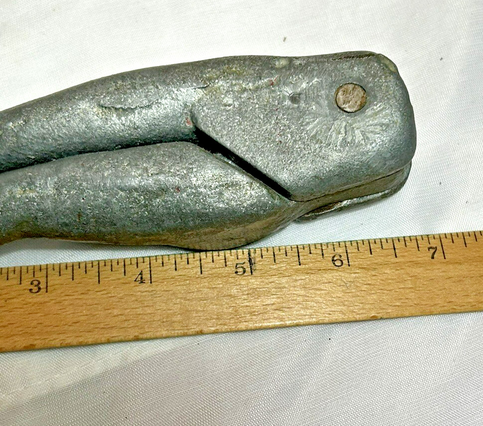 Vintage Nut Cracker Lady Legs Woman Solid Aluminum Risqué