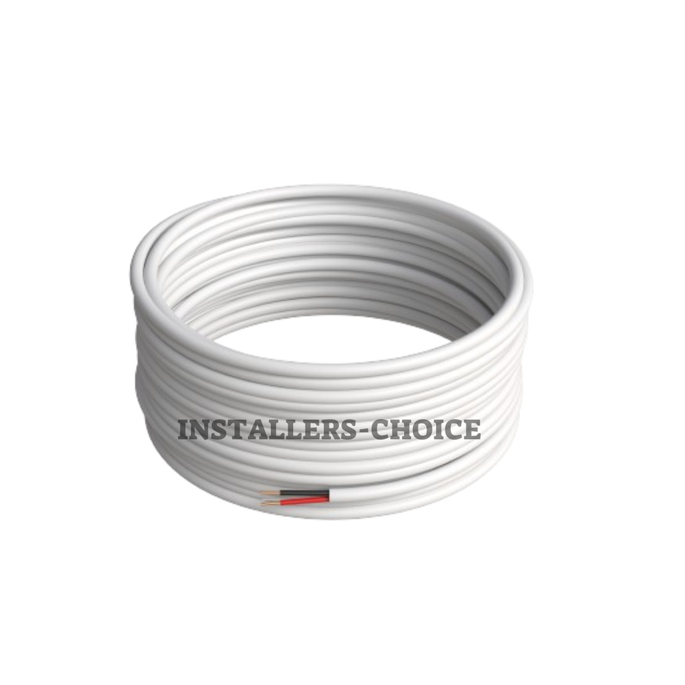 500FT 22/2 AWG Stranded Solid CCA Security Alarm Cable Unshielded CCTV Home