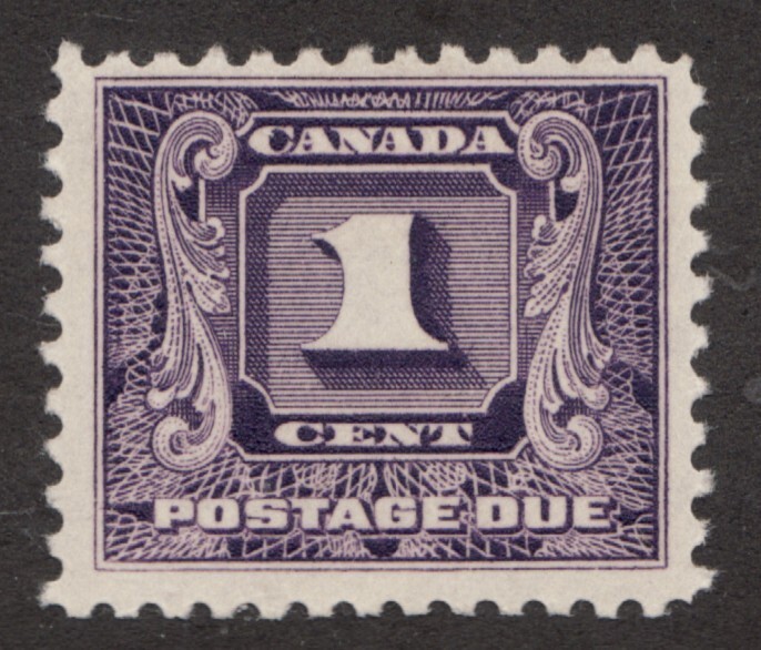 1930 Canada - B.O.B. Sc# J6 - 1¢ Postage Due MH - Cv$8
