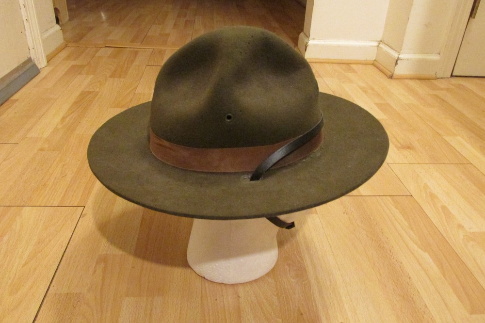 WW2 US drill instructor campaign hat