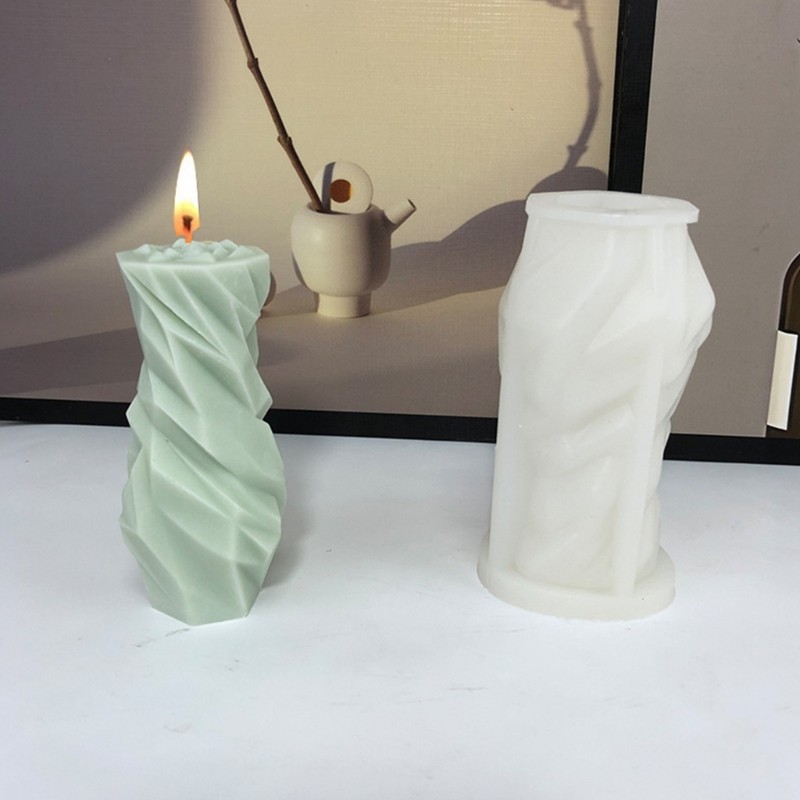 Irregular Geometric Resin Mold Shape Pillar Silicone Mould