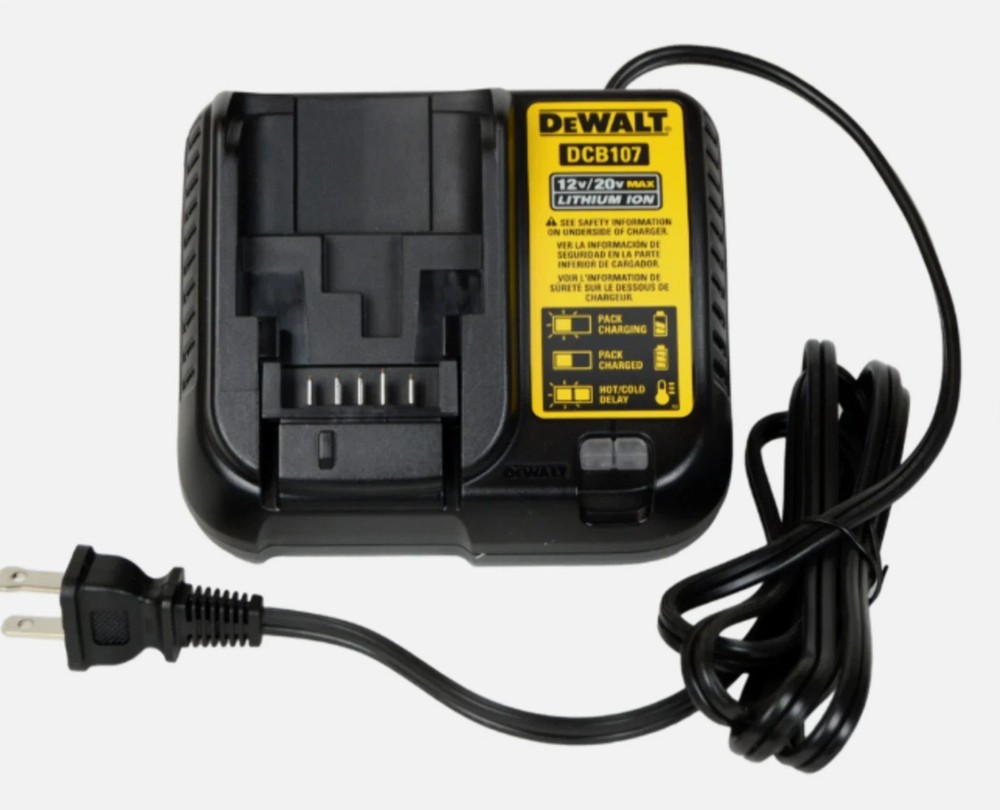 DEWALT DCB107 Battery Charger for Powerstack Batteries