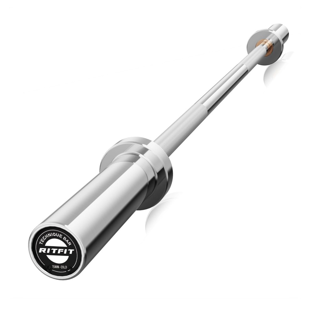 Olympic Barbell 4ft/6ft - 2 Inch Weight Bar for Strength Training, Weightlift...