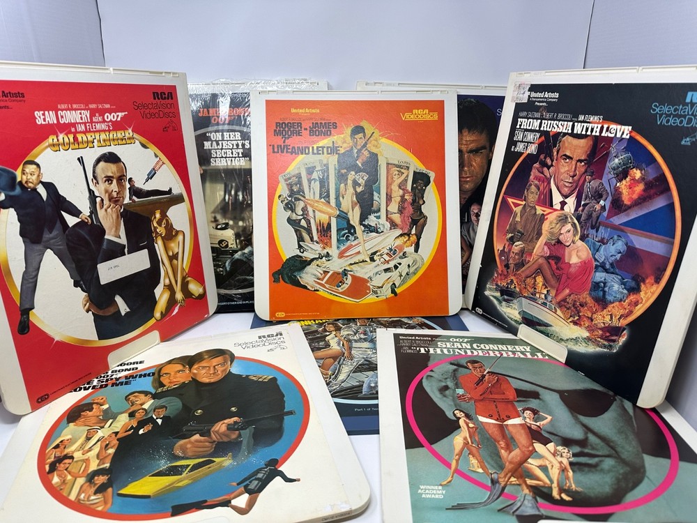 James Bond SelectaVision CED Discs- Your Choice