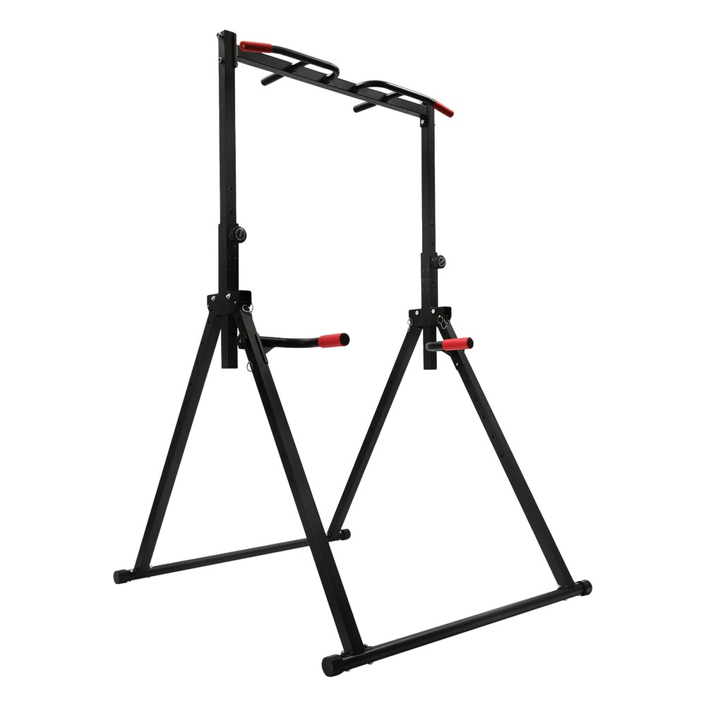 200KG Triangular Pull Up Dip Station Bar for Home Gym Strength Train Adjustable