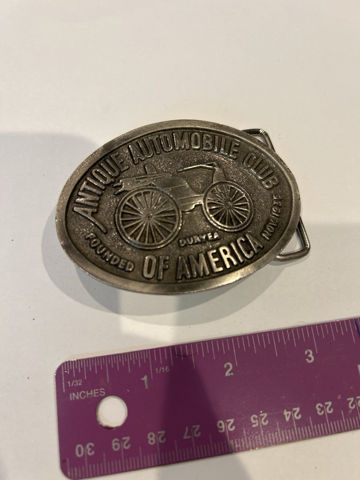 Lot of 19 Vtg Auto Club Patches Pins Buckles Stickers Cadillac Olds AACA Offy