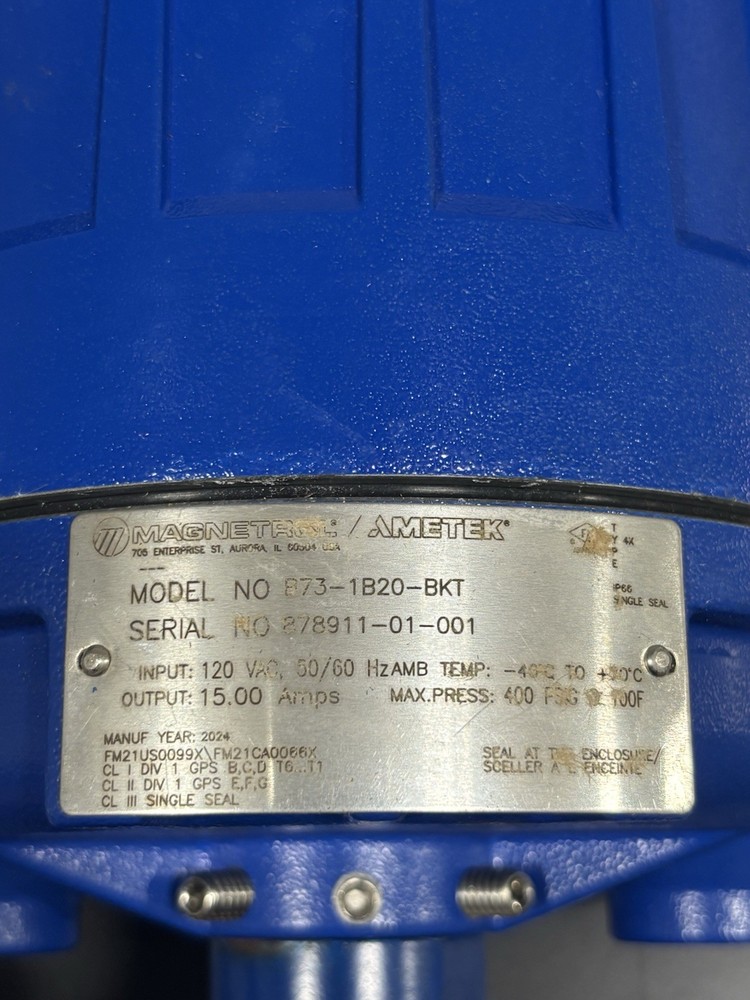 New! Magnetrol Ametek XP Level Switch Mo.# B73-1B20-BKT Explosion Proof