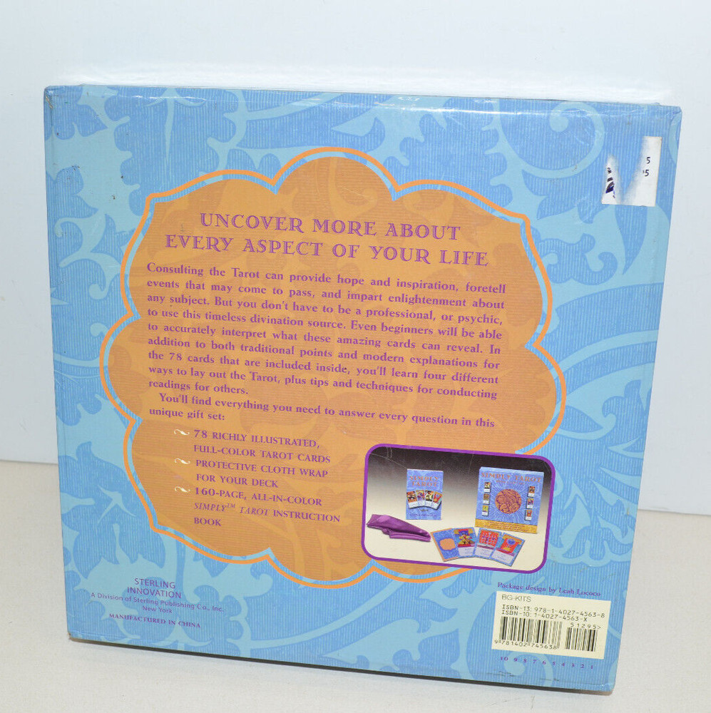 TAROT CARDS & Instruction Book Set Complete 2007 Nice 78 Deck