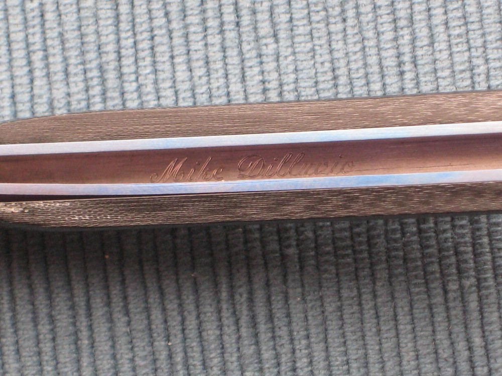 Mike Dilluvio Custom Black G10 Liner-Lock Folding Knife