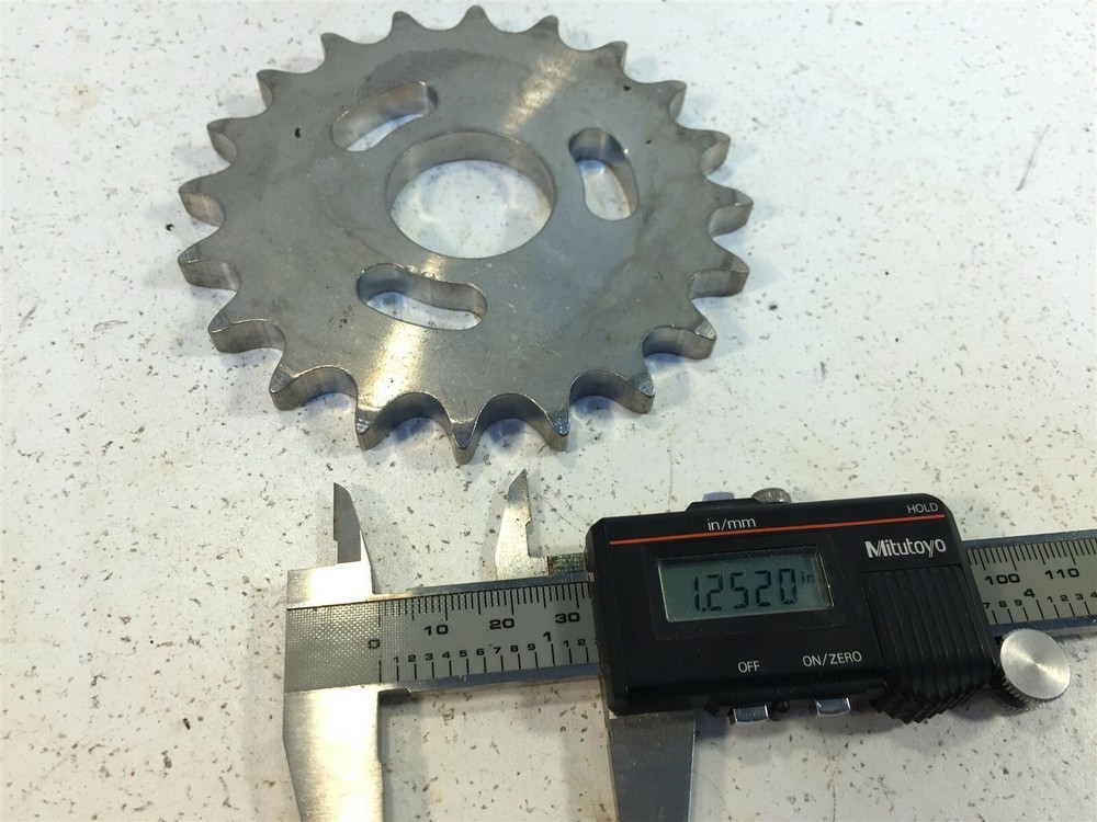 50A20 Roller Chain Sprocket 1.25" Bore