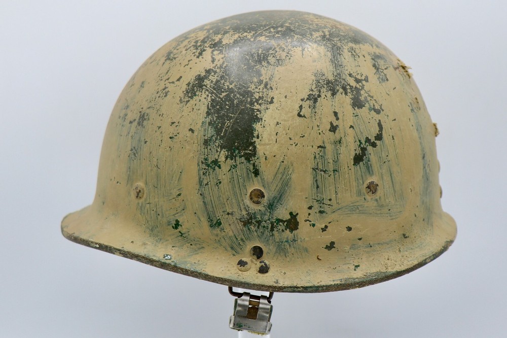Iraqi Battle Damaged M80 Helmet