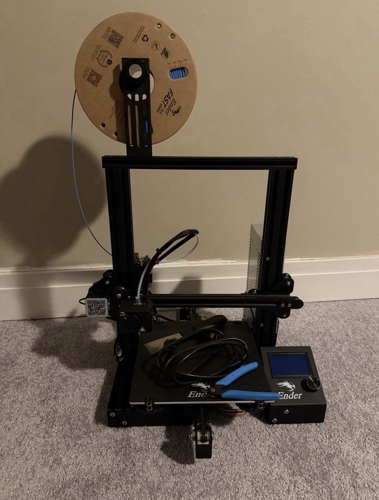 Creality Ender 3 3D Printer with Filament and Tools