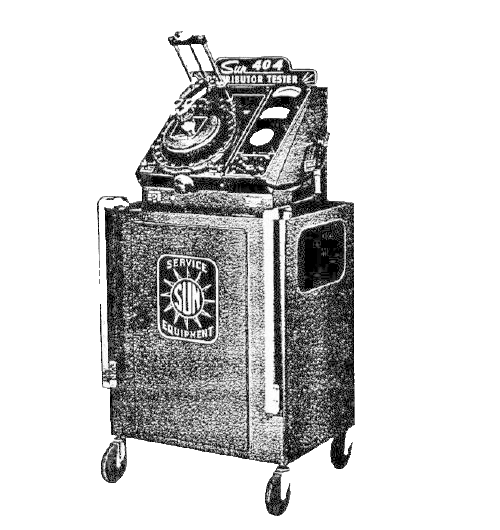 SUN Distributor Tester Instruction Manual Model 404 504 Syncrograph Sun Scope