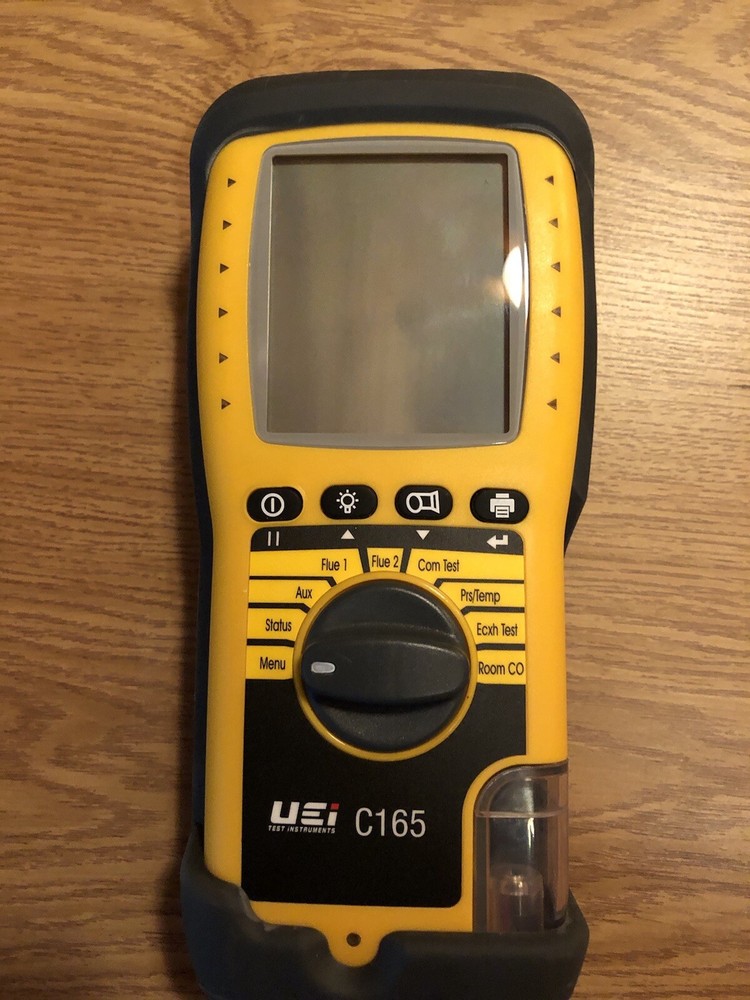 UEI TEST INSTRUMENTS C165 COMBUSTION ANALYZER KIT