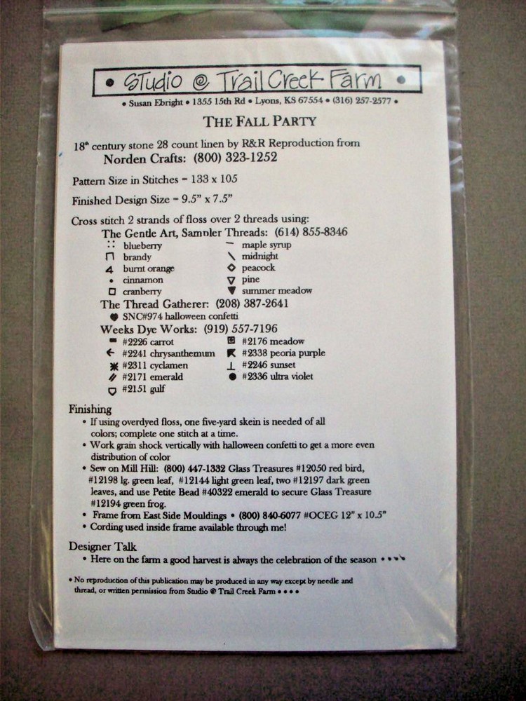Harvest Fall Party cross stitch pattern Pumpkins mooon haystack