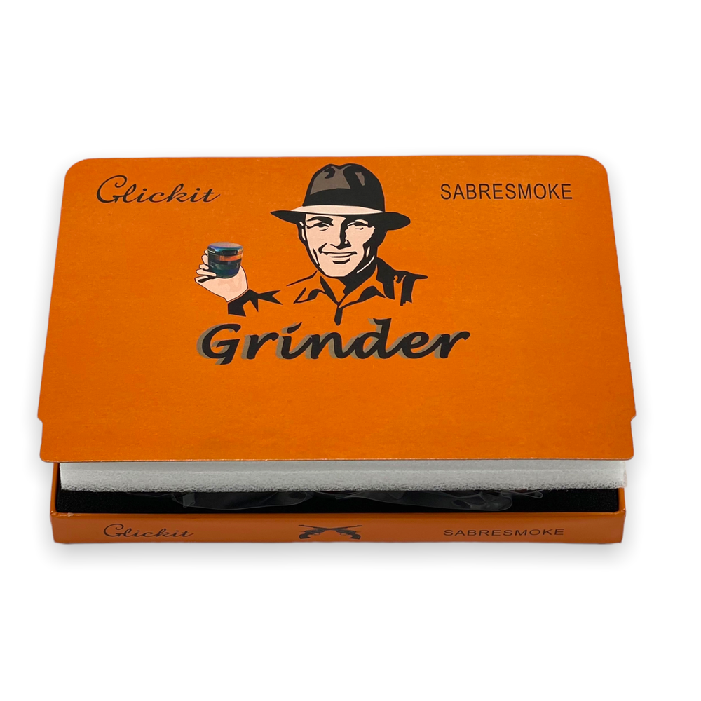 6pcs 2,5 inch METAL GRINDER WITH HANDLE