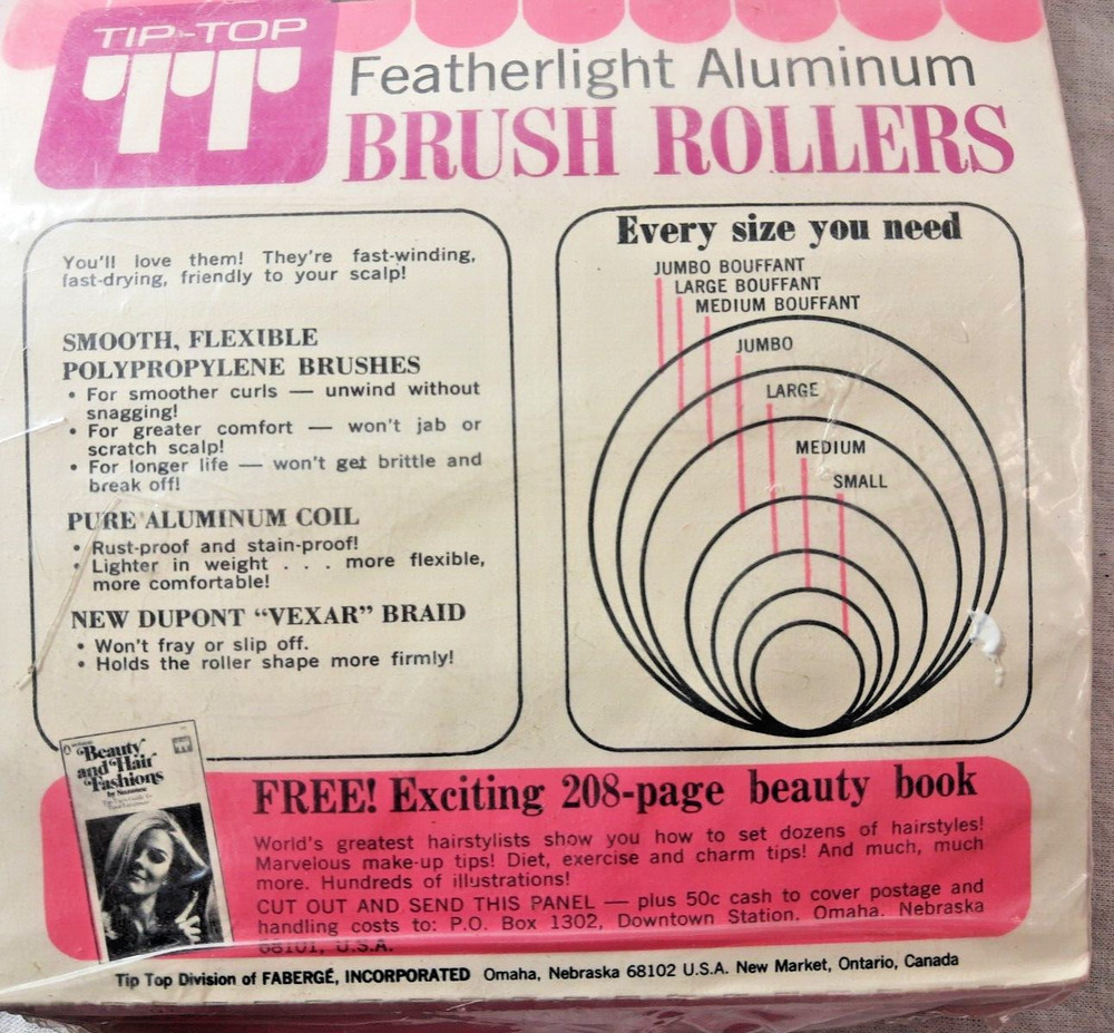 SEALED TT Tip Top Featherlight Professional Brush Rollers 14 Medium 11/16 Comb