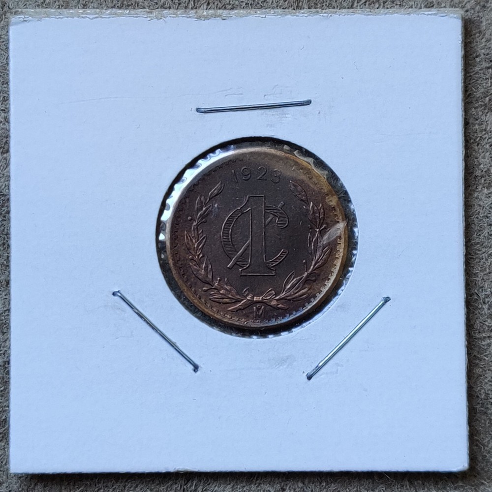 MEXICO Centavo 1923 High Grade AU/Unc