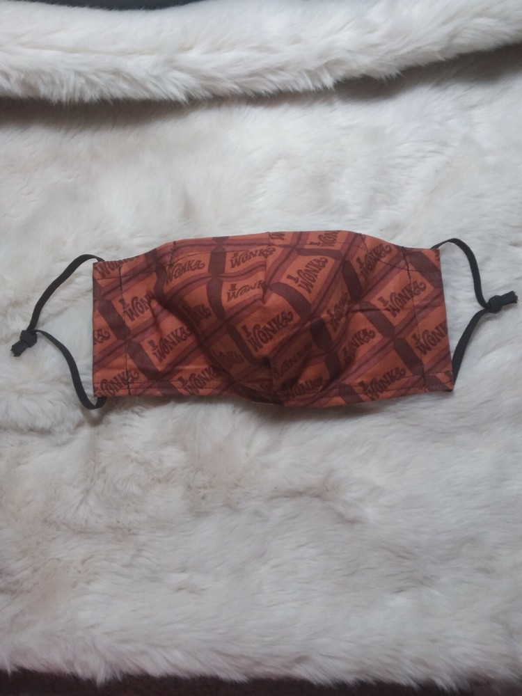 Chocolate Cotton face masks with nose wire Medium