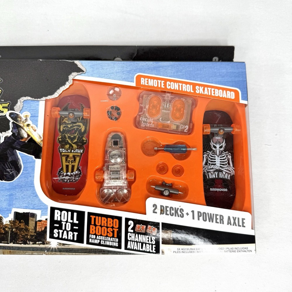 NEW! Hexbug Tony Hawk Circuit Boards Remote Control Skateboard Kit 2 Decks