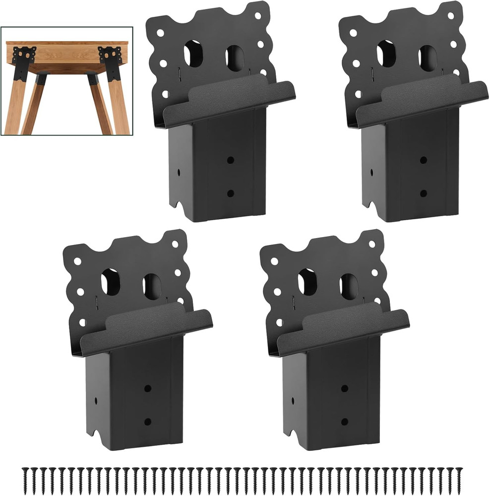 Deer Stand Brackets 4Pcs,Outdoor 4"X 4" Compound Angle Bracket,Multi-Use Elevato