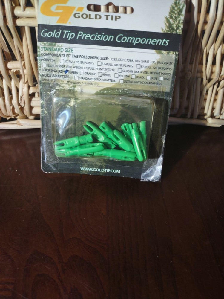 Gold Tip Precision Components Green Nocks