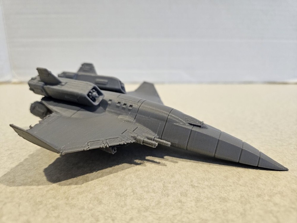 3d Printed 6in Grey Centurion Wing Commander WC Space Ship
