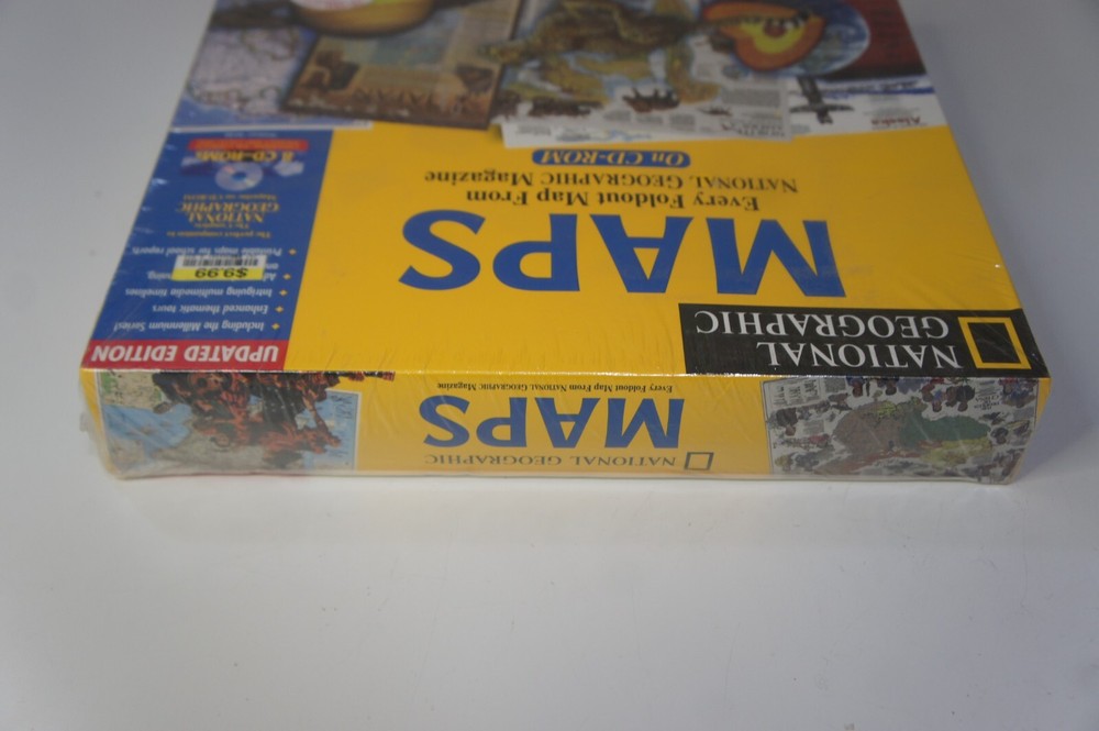 PC Big Box National Geographic Maps Updated Edition PC CD-ROM - NEW