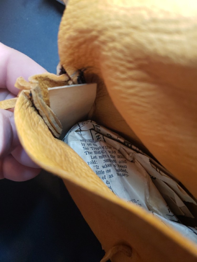 BLACK POWDER MUZZLELOADER BAG ACCESSORIES POSSIBLE BAG Soft SUEDE LEATHER