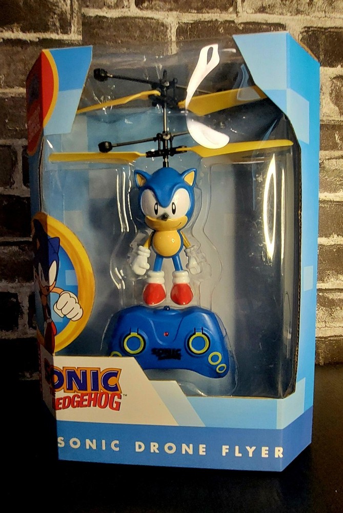 "NEW" Sonic The Hedgehog Sonic Drone Flyer,  Remote Controlled, Hand Sensor