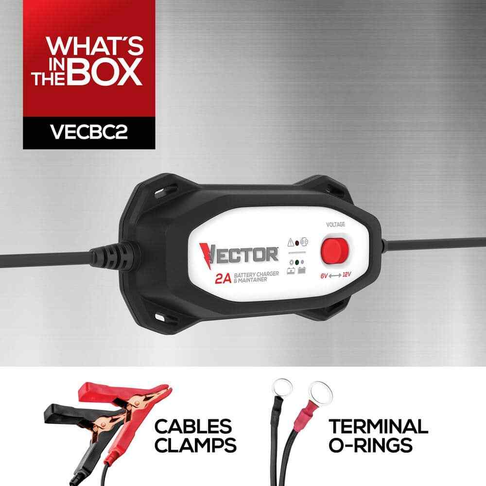 VECTOR 2 Amp Battery Charger/Maintainer