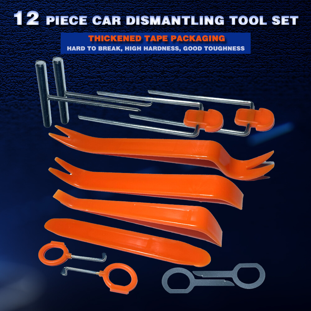 12 PCs Plastic Tools set Fit Focus Pry Panel Car Dashboard Trim Removal Tool