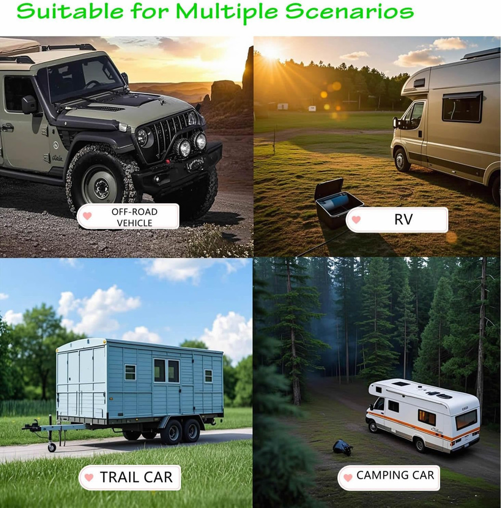 RV Level Bubble - Graduated Scale Stick on Leveling System | High Visibility Bub
